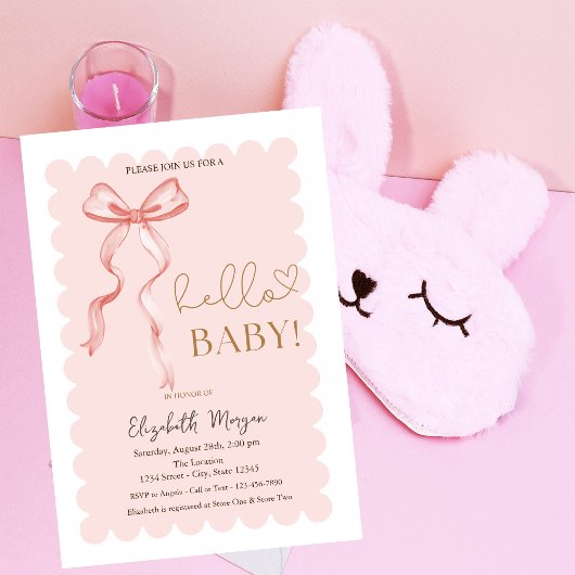 Hand getrokken boog Elegante Lijst Stippen Kaart