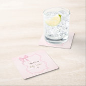 Hand getrokken boog Elegante Lijst Stippen Kartonnen Onderzetters (Insitu)