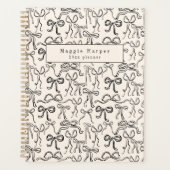 Hand getrokken  boog gepersonaliseerd planner (Voorkant)