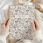 Hand getrokken  boog gepersonaliseerd planner<br><div class="desc">Dit is een gepersonaliseerd notitieboek met handgetekende boegelementen // Voor bijpassende items,  bezoek het collectie "NOTITIEBOEKEN   PLANNERS" in de By Nicole Design Zazzle-winkel. * Als je dit ontwerp leuk vindt,  maar het niet beschikbaar ziet voor iets dat je zoekt,  neem dan op elk moment contact met me op:)</div>