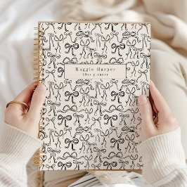 Hand getrokken  boog gepersonaliseerd planner