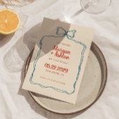 Hand getrokken boog Lijst bruiloft Save The Date