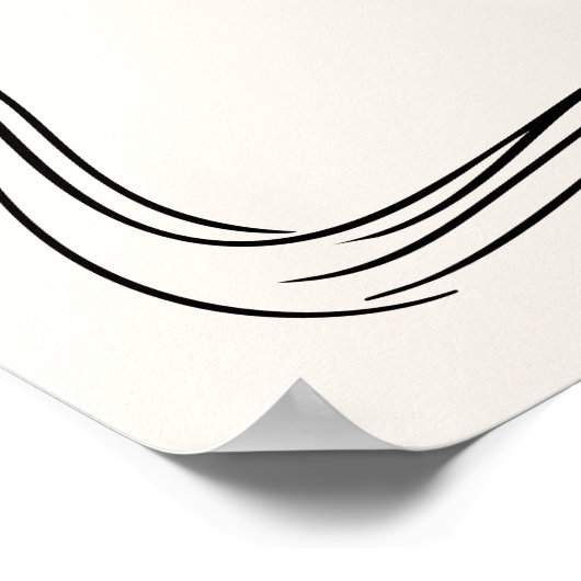 Hand getrokken boog lijst vrijgezellenfeest welkom poster (Hoek)