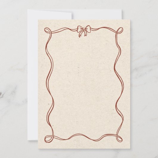 Hand getrokken boog Perfect paar paar Vrijgezellen Kaart (Achterkant)