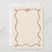 Hand getrokken boog Perfect paar paar Vrijgezellen Kaart (Achterkant)