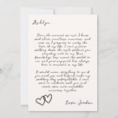 Hand getrokken bruidsmeisjes voorstel Kaart voor b (Achterkant)