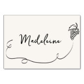 Hand getrokken bruiloft plaats kaart (Voorkant)