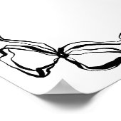 Hand getrokken bruiloft reisschema Welkom Poster (Hoek)