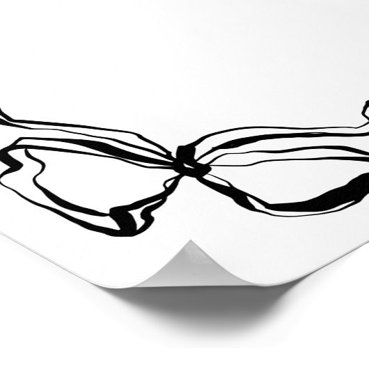 Hand getrokken bruiloft reisschema Welkom Poster (Hoek)