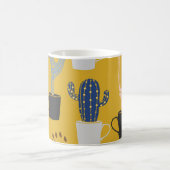 Hand-getrokken Cactus Patroon Koffiemok (Center)