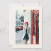 Hand getrokken champagne toren dertig foto verjaar kaart (Achterkant)