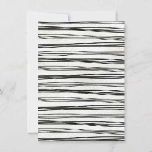 Hand getrokken Charcuterie Vrijgezellenfeest Kaart (Achterkant)