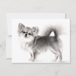 Hand getrokken Chihuahua Briefkaart