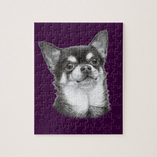 Hand getrokken Chihuahua Legpuzzel (Verticaal)