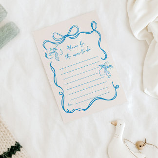 Hand getrokken citroen Baby shower advies voor mam Kaart