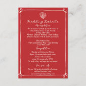 Hand getrokken citroen bruiloft details & richting informatiekaartje (Voorkant)