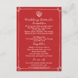 Hand getrokken citroen bruiloft details & richting informatiekaartje