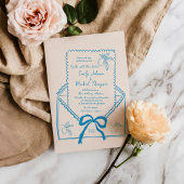 Hand getrokken citroen mediterrane bruiloft kaart