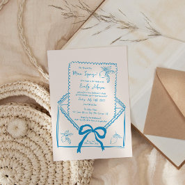 Hand getrokken citroen mediterrane vrijgezellenfee kaart