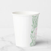 Hand getrokken Coquette Wiser en Hotter Verjaardag Papieren Bekers (Rechts)