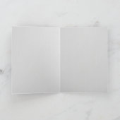 Hand getrokken Cyanus Bloempatroon Blank Kaart (Binnen)