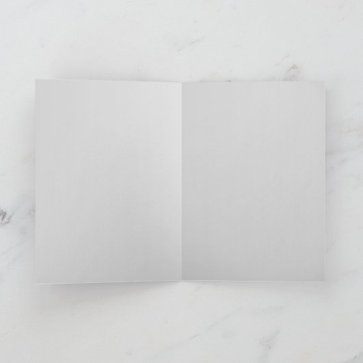 Hand getrokken Cyanus Bloempatroon Blank Kaart (Binnen)