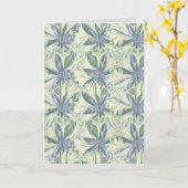 Hand getrokken Cyanus Bloempatroon Blank Kaart (Gele Bloem)