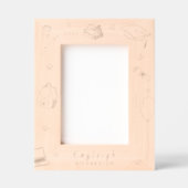 Hand getrokken Doodle Sketch Afstuderen Gegraveerde Lijstjes (Voorkant)