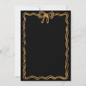 Hand getrokken Doodles Classic Graduation Cap Part Kaart (Achterkant)