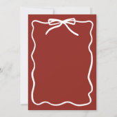 Hand getrokken Doodles Italiaanse thema bruiloft Kaart (Achterkant)