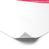 Hand getrokken draak fruit illustratie poster (Hoek)