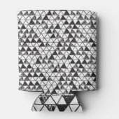 Hand getrokken driehoeken: abstract. blikjeskoeler (Achterkant)