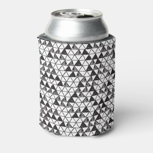 Hand getrokken driehoeken:  abstract. blikjeskoeler (Blikje Achterkant)