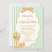 Hand getrokken een Spritz oudere Aperol Spritz ver Kaart (Voorkant)