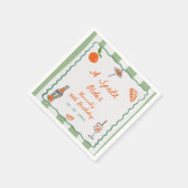 Hand getrokken een Spritz oudere verjaardagsfeestj Servet (Hoek)