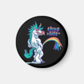 Hand getrokken eenhoorn plassen magneet (Voorkant)