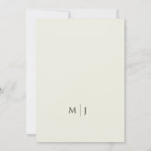  Hand getrokken Eenvoudige Floral Christelijke Bru Kaart (Achterkant)