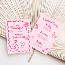 Hand getrokken Final Flamingle Bachelorette