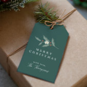 Hand getrokken Floral Garland Retour Adres Labels Cadeaulabel