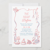 Hand getrokken funky grillige repetitie diner kaart (Voorkant)