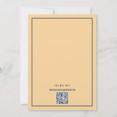 Hand getrokken Funky Handschrift Save the date (Achterkant)
