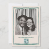 Hand getrokken Funky Tekening Handschrift Bruiloft Kaart (Achterkant)