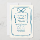 Hand getrokken Funky Tekening Handschrift Bruiloft Kaart (Voorkant)