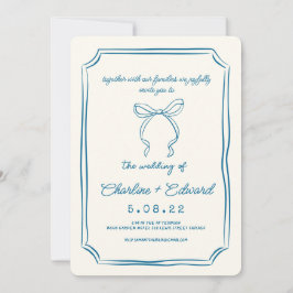 Hand getrokken Funky Tekening Handschrift Bruiloft Kaart