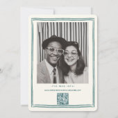 Hand getrokken Funky Tekening Handschrift Bruiloft Kaart (Achterkant)