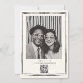 Hand getrokken Funky Tekening Handschrift Bruiloft Kaart (Achterkant)