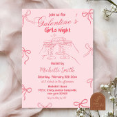 Hand getrokken Galentijn Dag Kaart