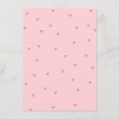 Hand getrokken Galentine Dag Meisje Nacht Valentij Menu (Achterkant)