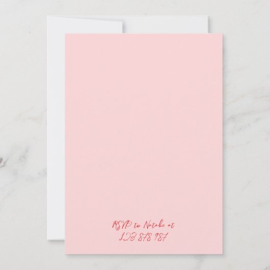 Hand getrokken gejuich voor veertig eigenzinnige 4 kaart (Achterkant)