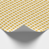Hand getrokken Gelukkig Emoji Patroon Cadeaupapier (Hoek)